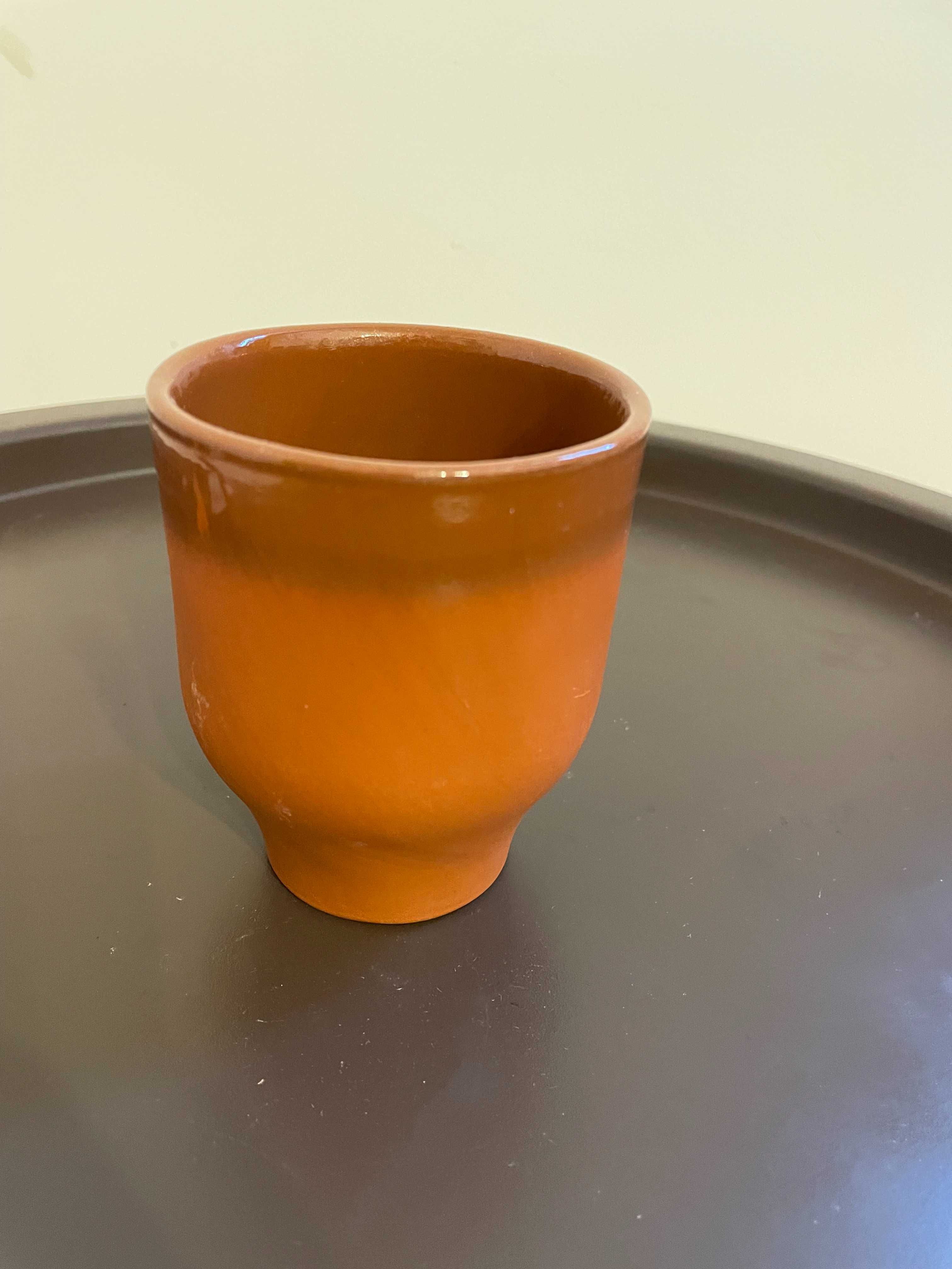 Kubek ceramiczny z gliny kubeczek gliniany na prezent