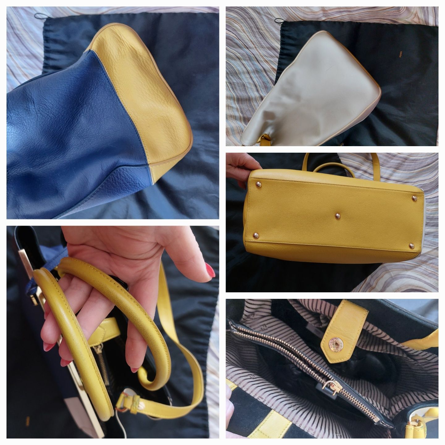 Fendi сумка  кожаная оригинал