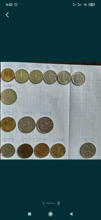 50 копеек, 1 рубль, 10 рублей 1991 года