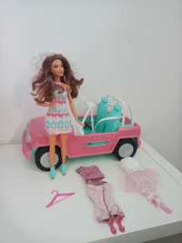 Samochód Barbie Plażowy Jeep GMT46 akcesoria lalka