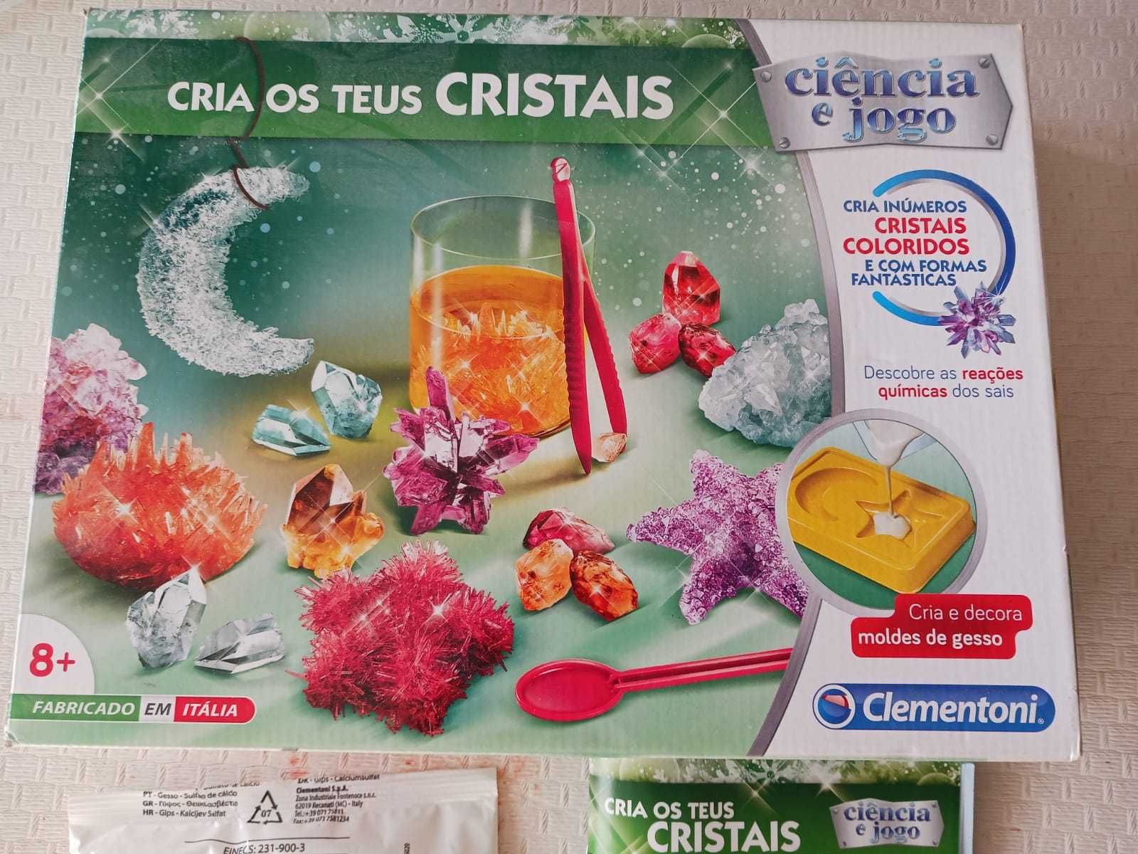 Jogo didático Cria os Teus Cristais