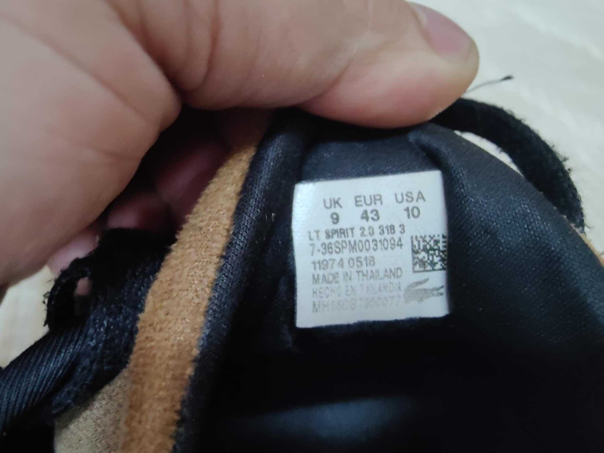Lacoste LT Spirit 2.0 tam 43 em excelente estado
