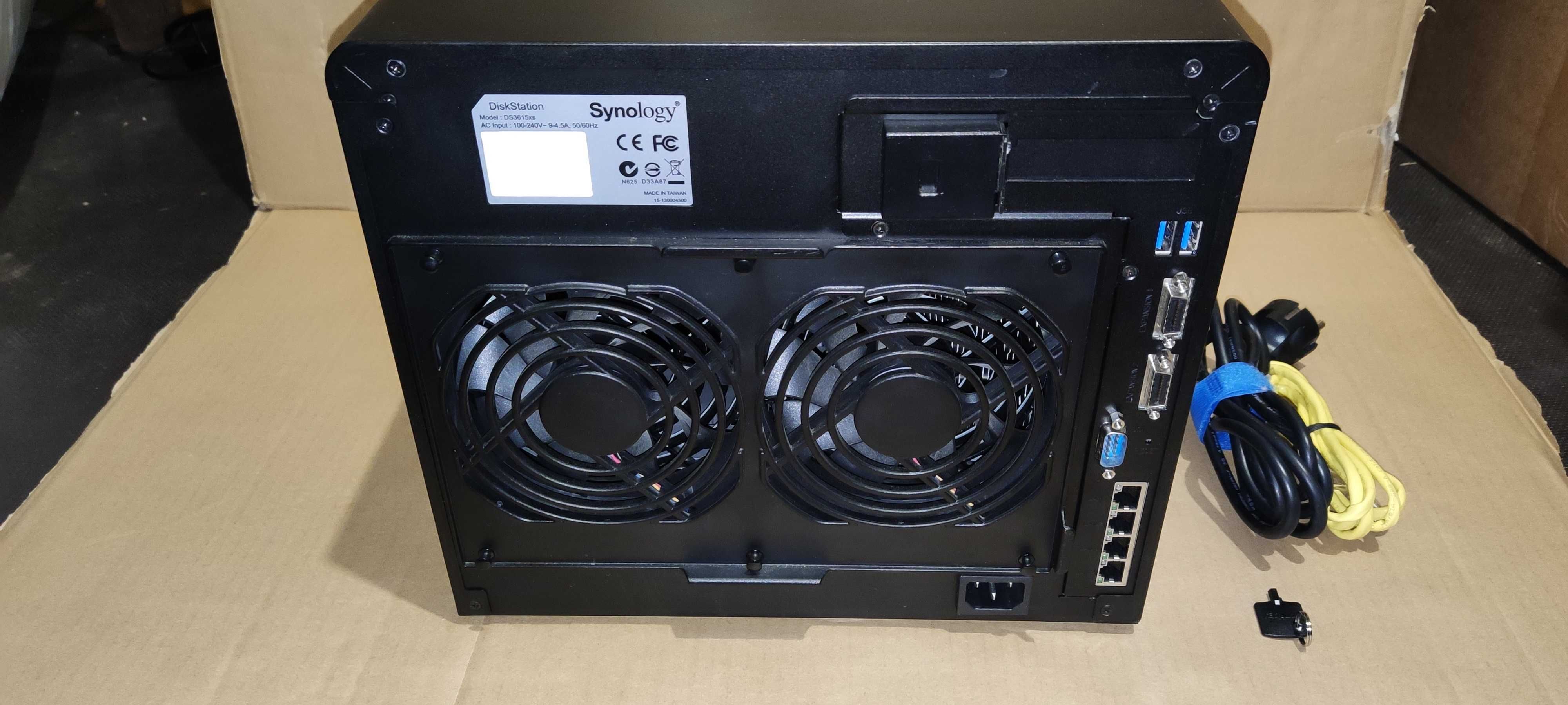 Synology DS3615xs 32GB ECC RAM, Xeon E3-1275L v3, PCI-express