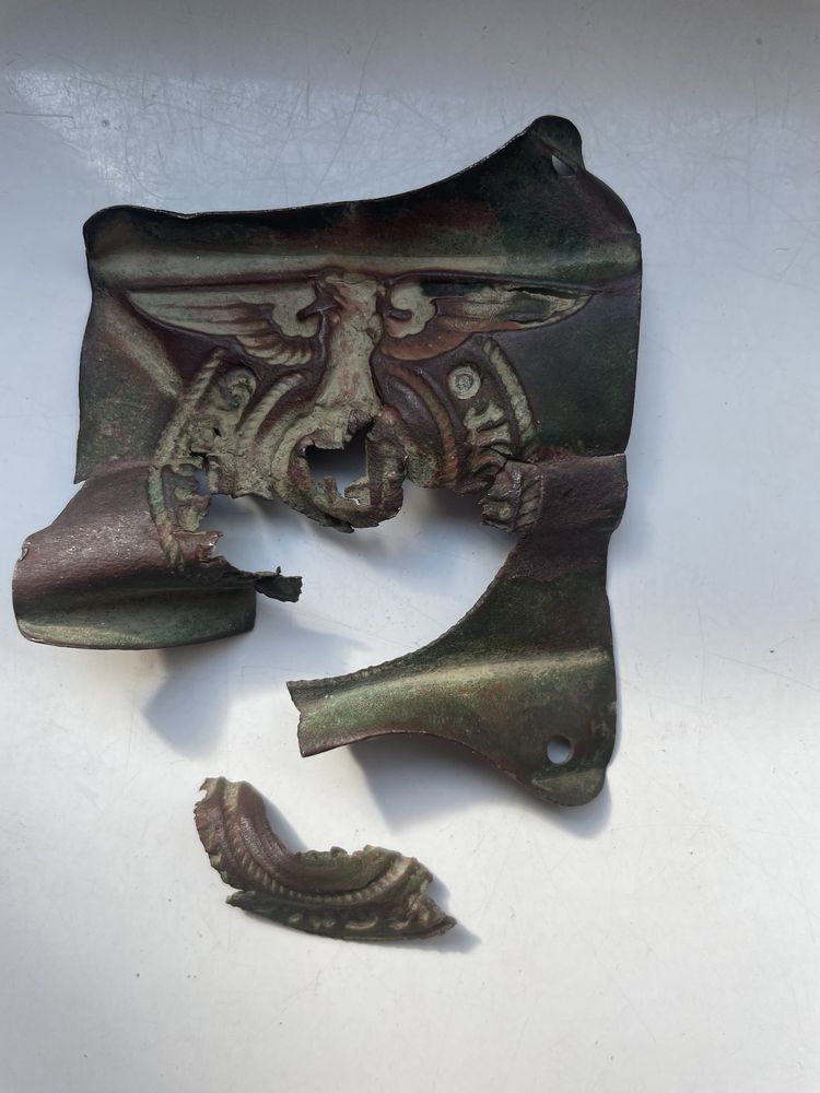 Fragment tabliczki III rzeszy