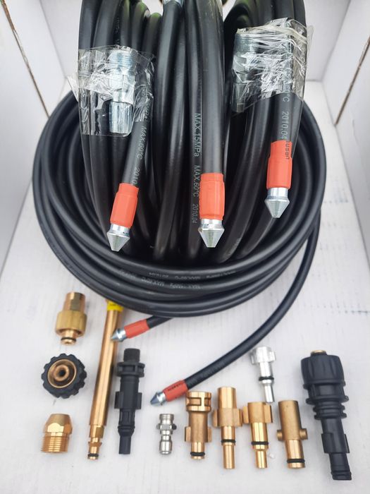 Прочистка труб канализации, Шланг для мойки высокого давления Промывка