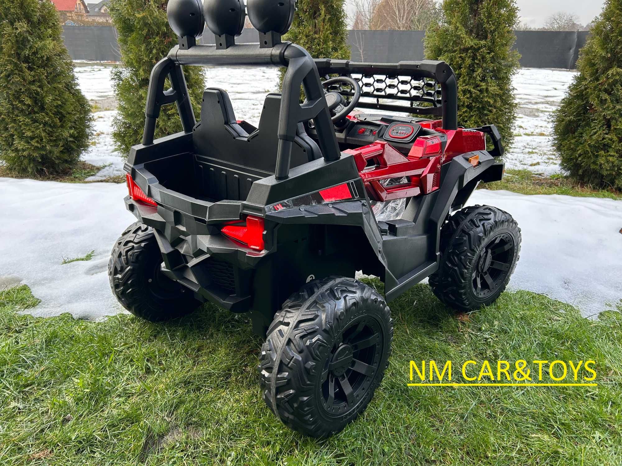 Auto 2os. na akumulator Lakier 4x4 180W Pojazd samochód TERENOWY