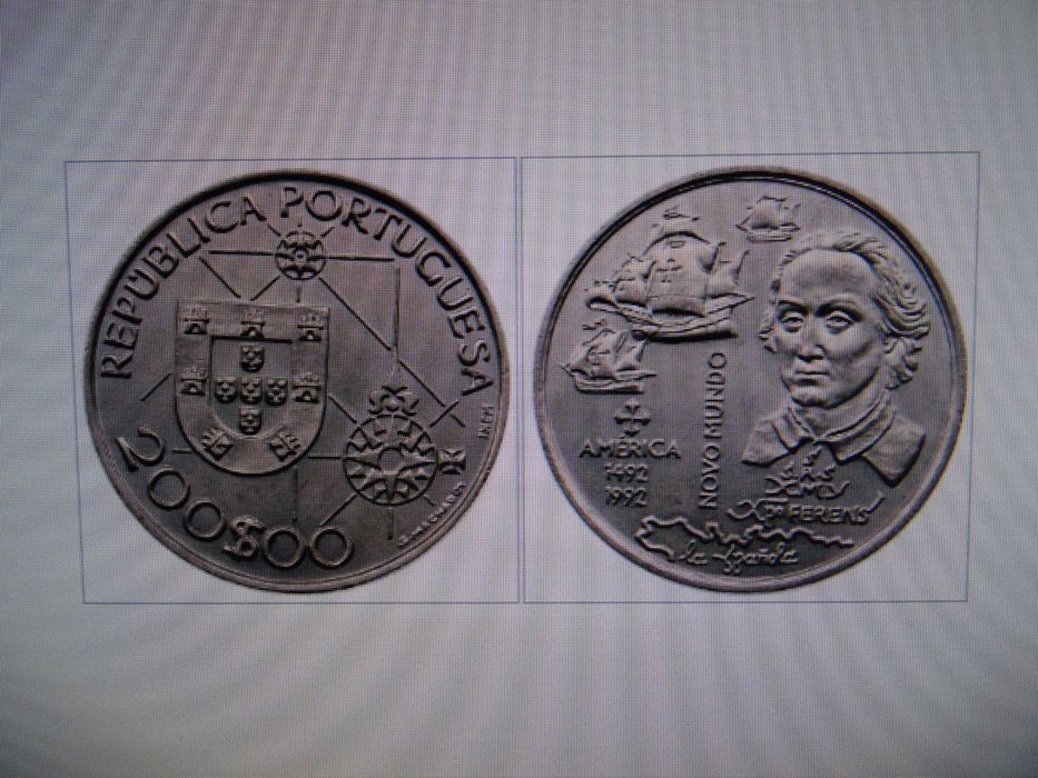 Moedas Comemorativas Descobrimentos Terras Mares Tordesilhas América