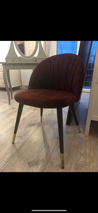 Krzeslo materialowe stan  b dobry