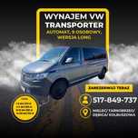 Wynajem bus 9 osobowy VW Transporter automat urlop wakacje majówka