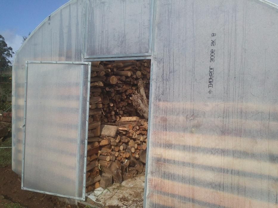 Garagem auto Estufa Armazém secagem de lenha