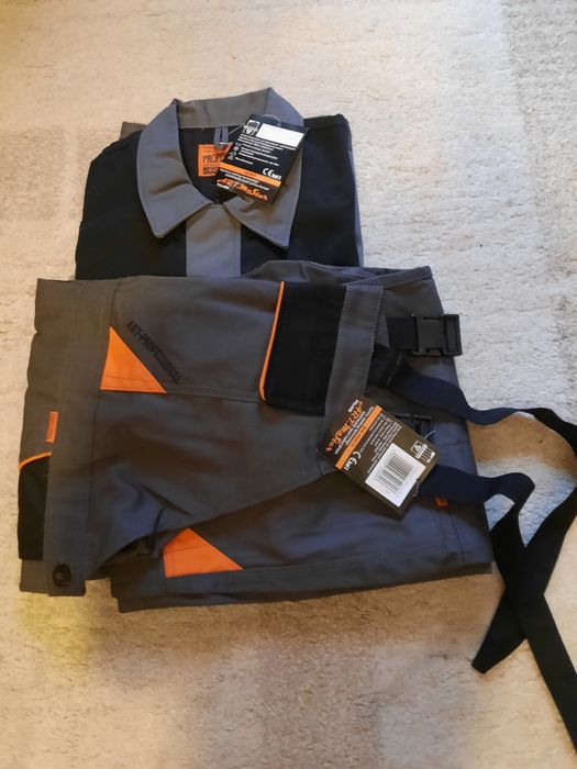 Ubranie Robocze Professional Bluza+Ogrodniczki 58