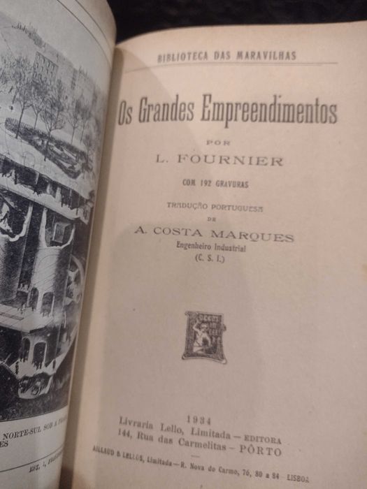 Os Grandes Empreendimentos - L. Fournier 1934