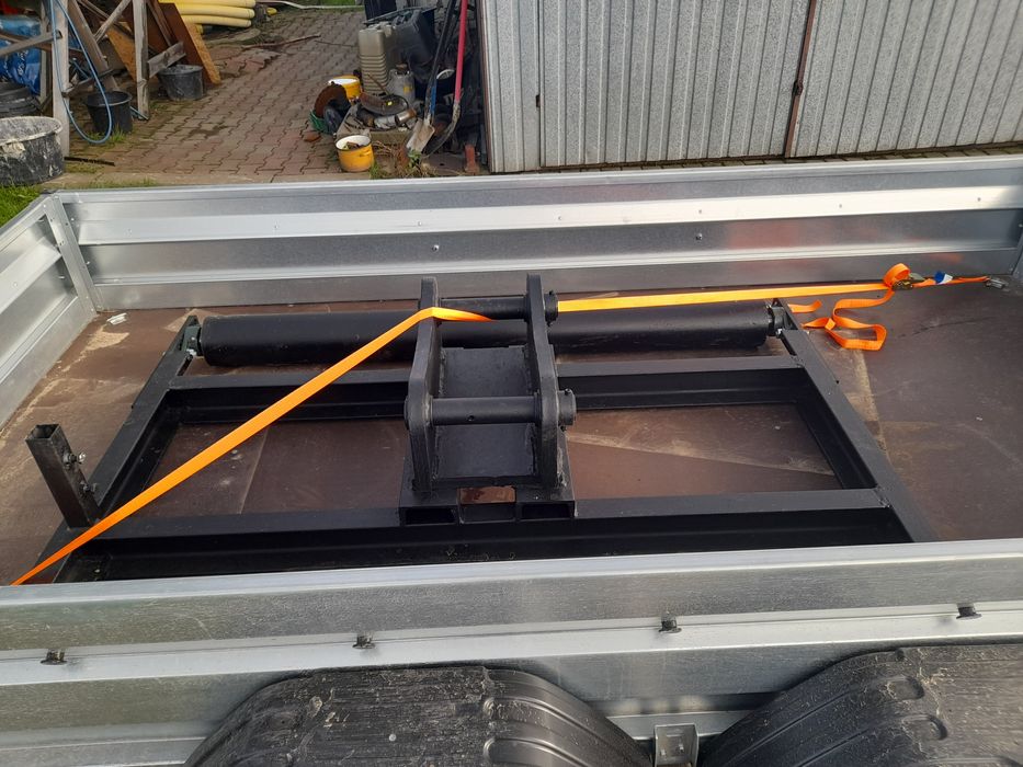 Równiarka do koparki niwelator walec łata belka rama niwelując