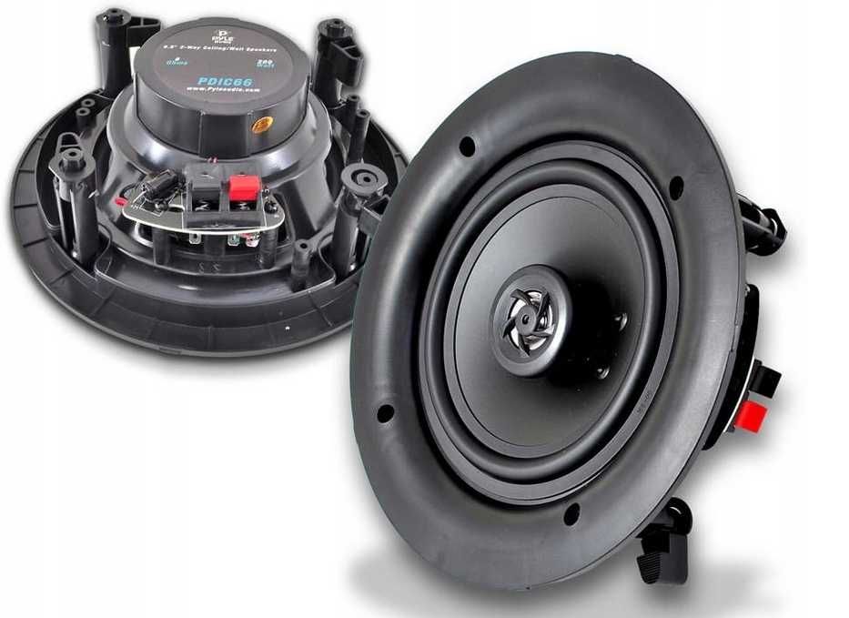 PYLE PDIC66 200W do montażu na ścianie w suficie 2-drożne