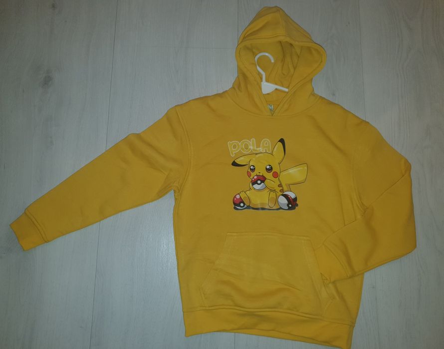 Pokemon bluza z napisem Pola roz.12/14 NOWA