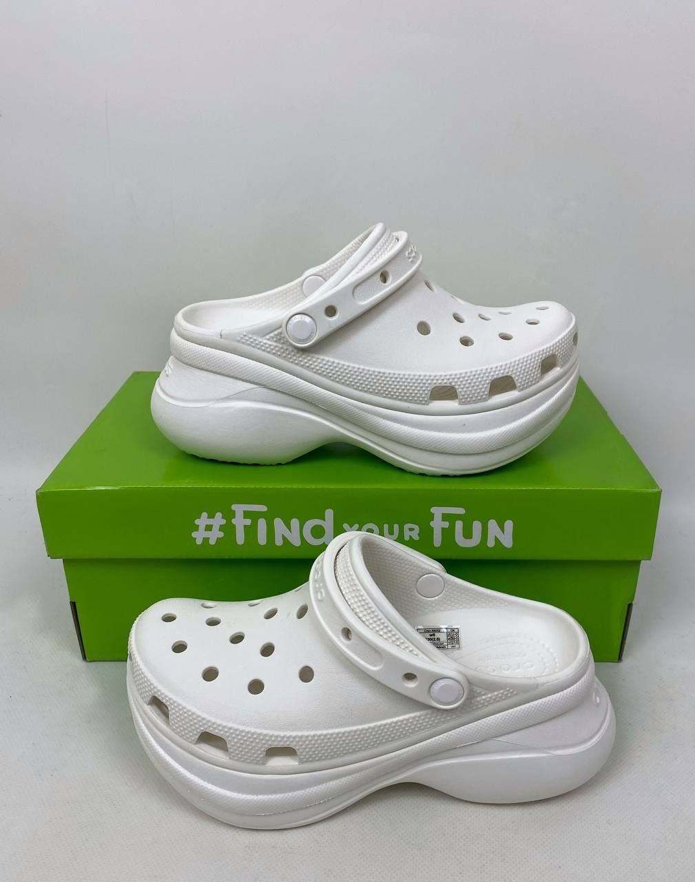 Купить сабо крокс Crocs Classic Bae на платформе, новинка акция