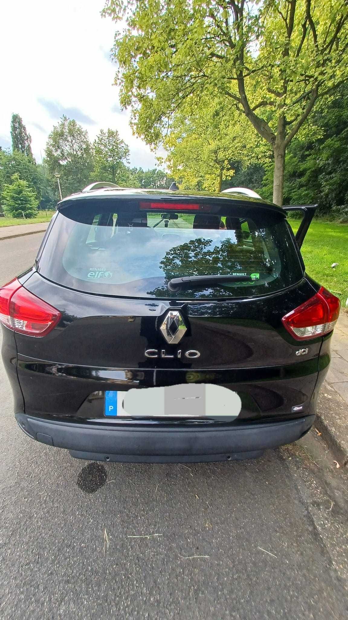 Renault clio 4 grandtour 2017 preto 1.5 dci 90cv
