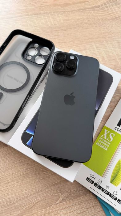 iPhone 16 Pro MAX 78 cykli ładowania bat.100% Black Titanium 256GB