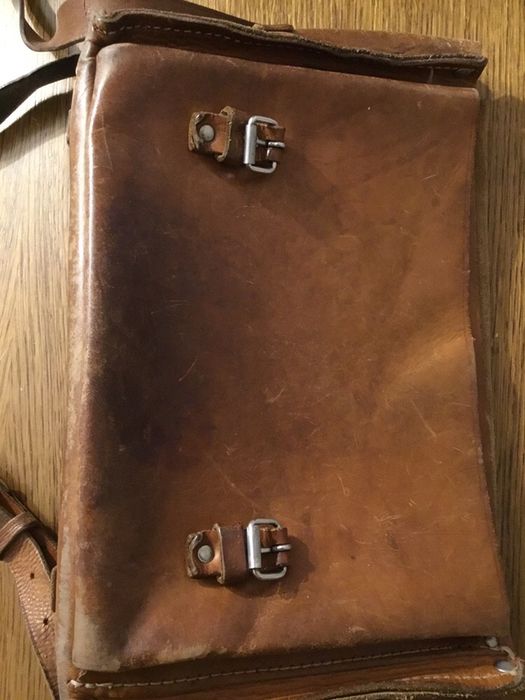 Torba listonoszka ze skóry