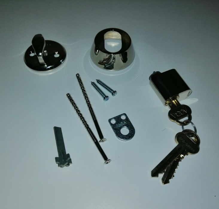 Cylinder wkładka Assa Abloy 1701+256 3 klucze+osłonka+pokrętło*nowe!