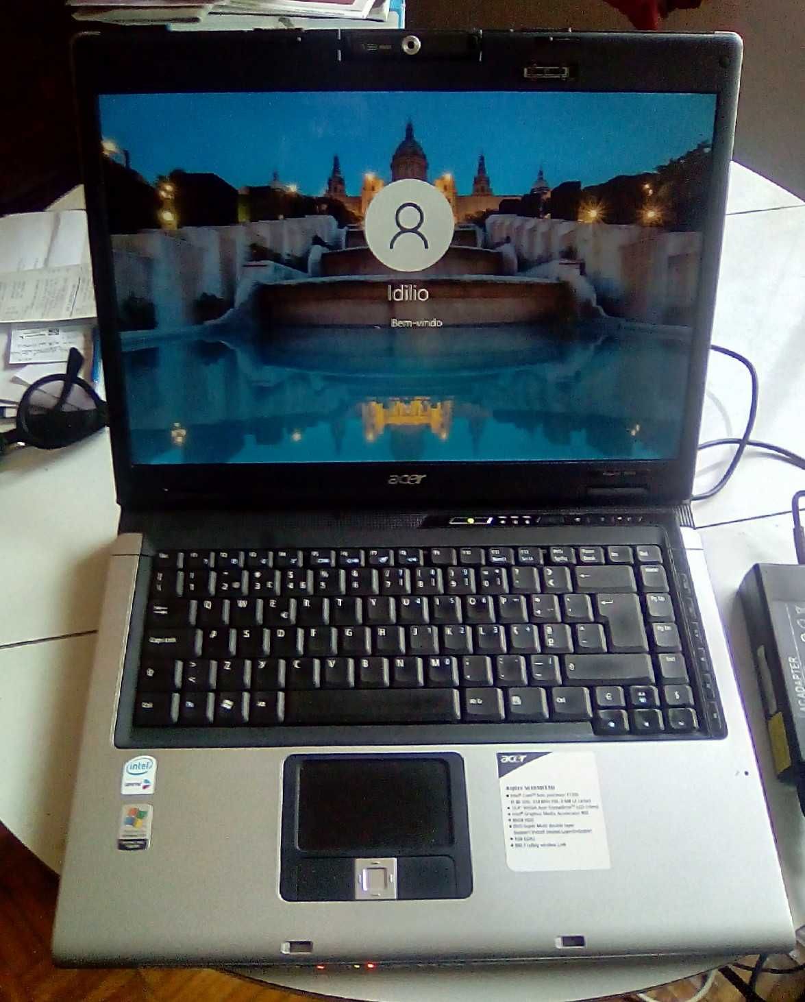 Portátil Acer aspire 5610