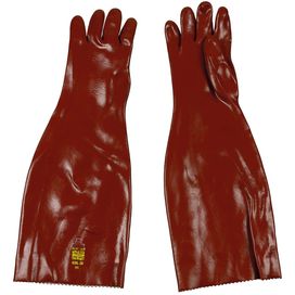 szwedzkie rękawice gumowe czerwone nowe