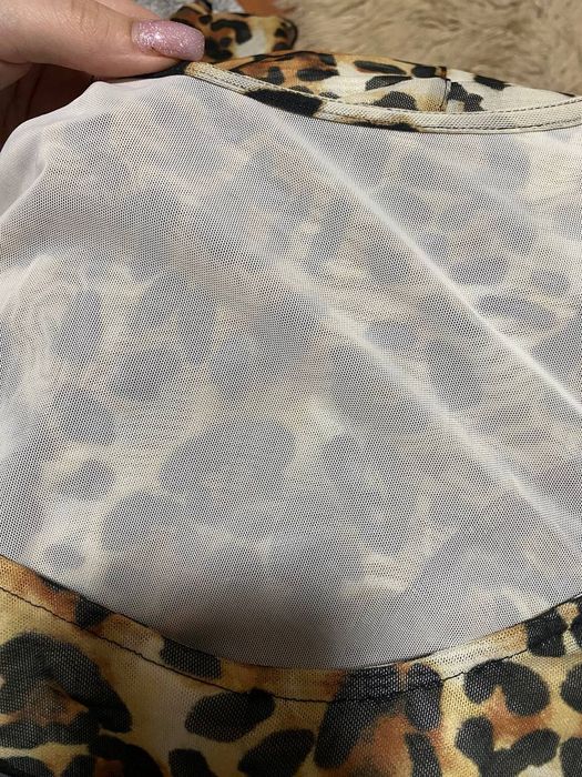 Сукня леопард максі