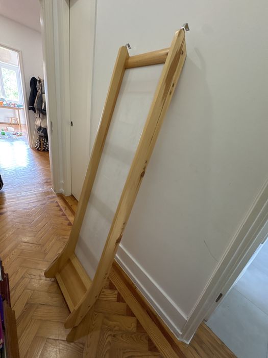 Escorrega de madeira e vinil para cama ou outro