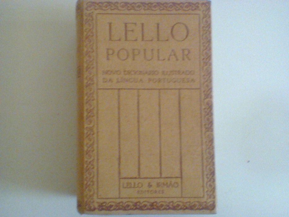 Lello Popular - Novo Dicionário Ilustrado da Língua Portuguesa Ed 1948