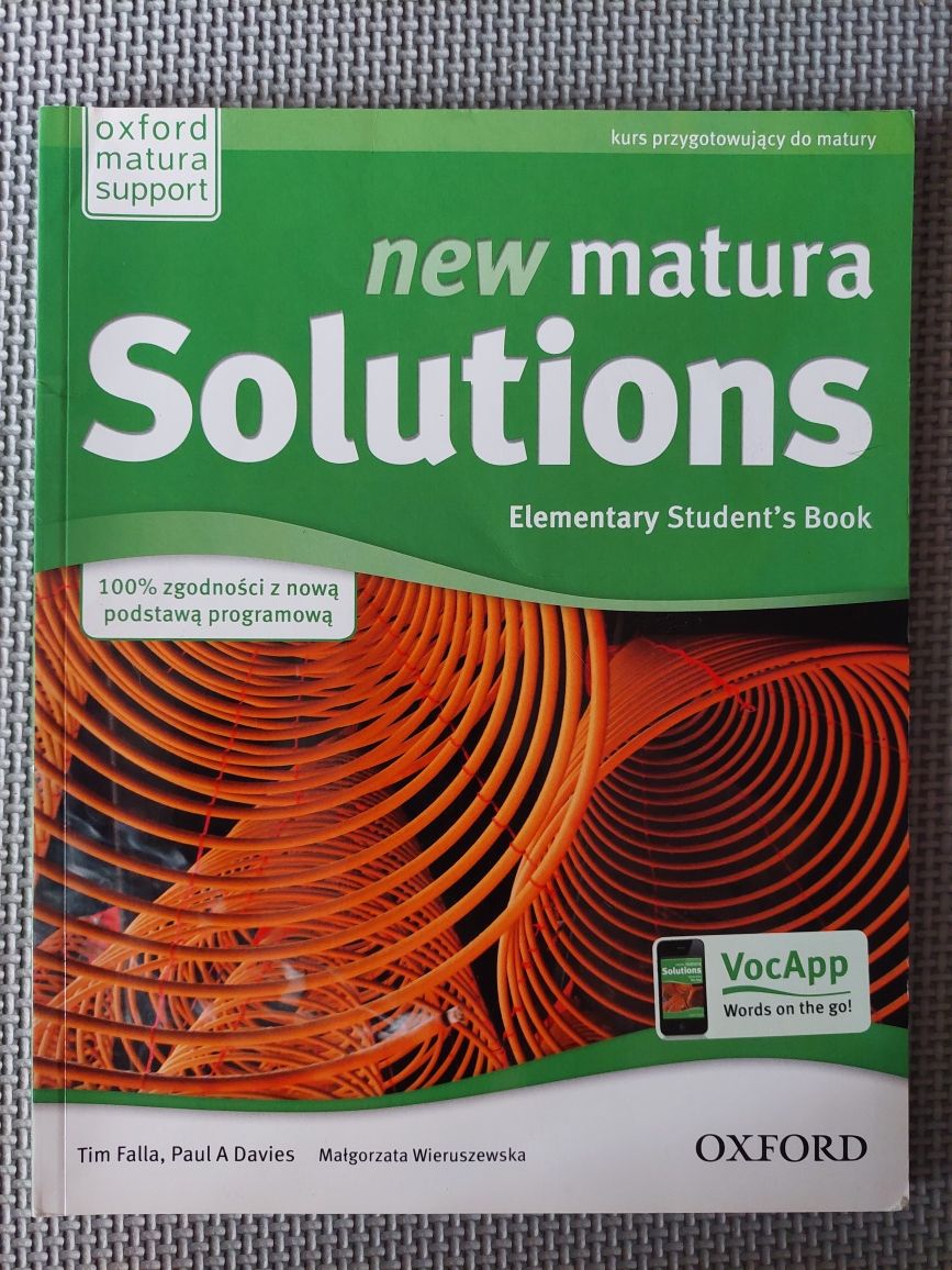 New Matura Solutions. Elementary Student's Book