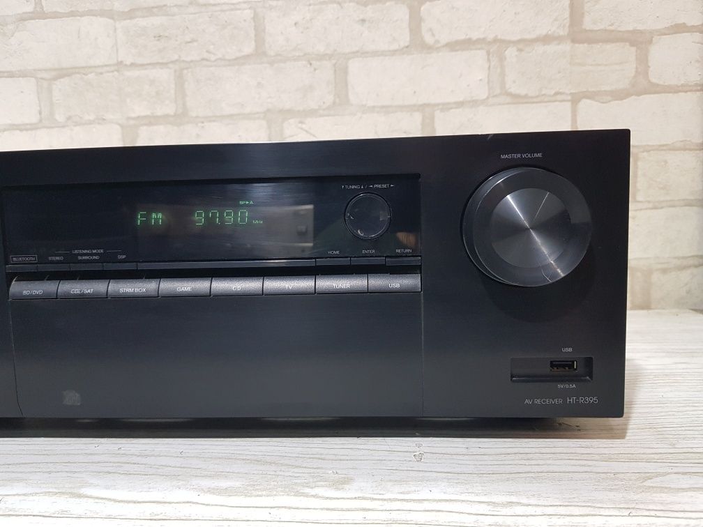 Пульт!5.1 AV ресивер Onkyo HT-R 395 5×100Вт USB 4K Bluetooth HDMI
