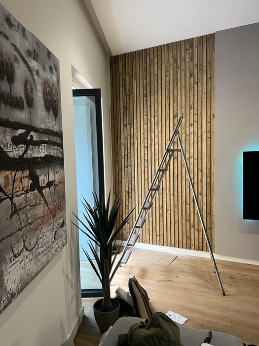 Aplicacao e montagem de divisorias e ripados