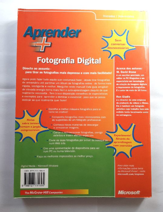 Livro: Aprender+ Fotografia Digital - M. David Stone e Ron Gladis