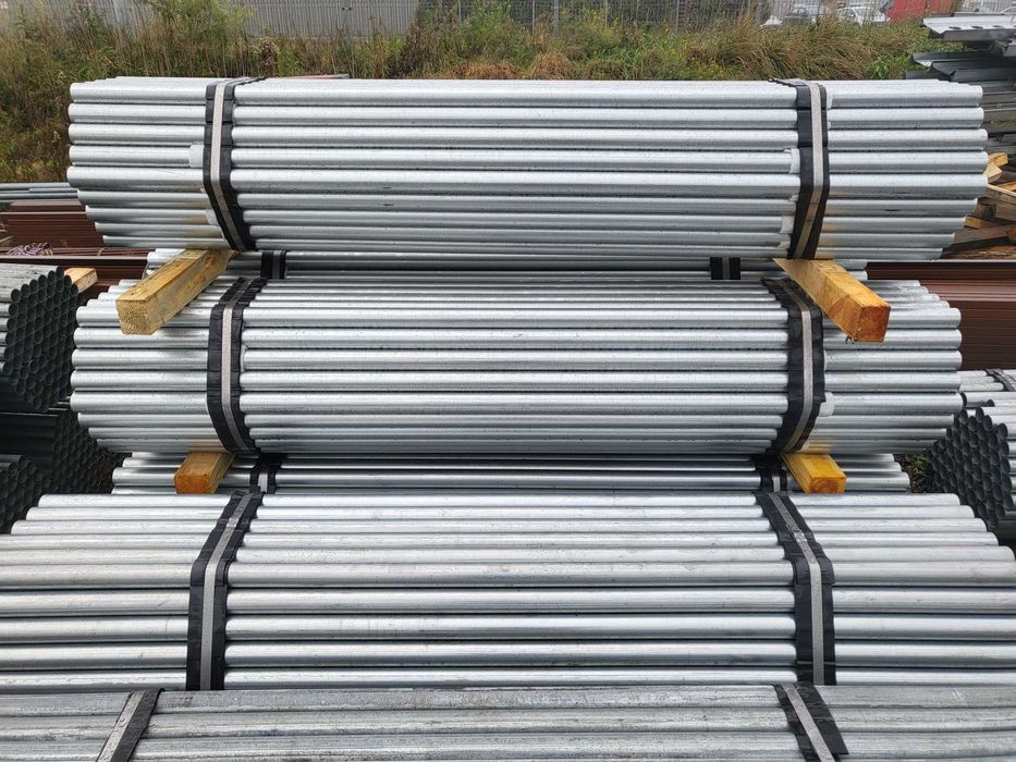 Słupki ogrodzeniowe rura fi 48,3 x śc-1,2mm ocynk 2,3m słupek PROMOCJA