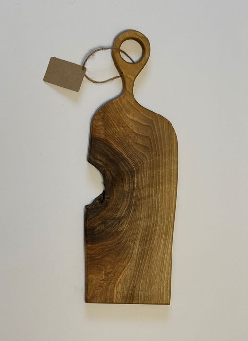 Deska do krojenia i serwowania lite drewno orzech