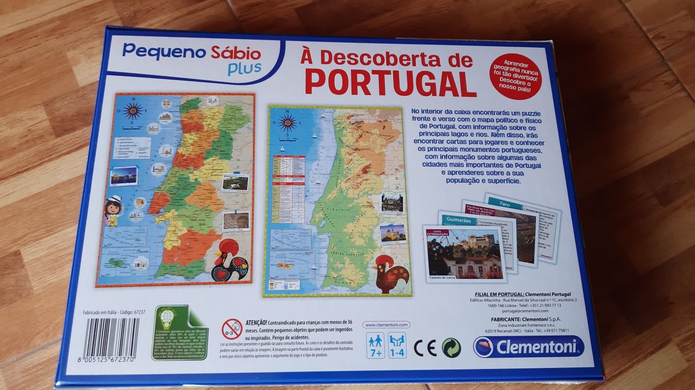 Jogo descobrir Portugal- selado