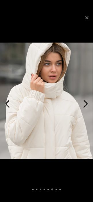 Жіноча зимова куртка Staff clo milk