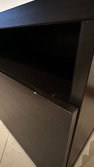 Móvel de TV IKEA BESTÅ — Preto-Castanho