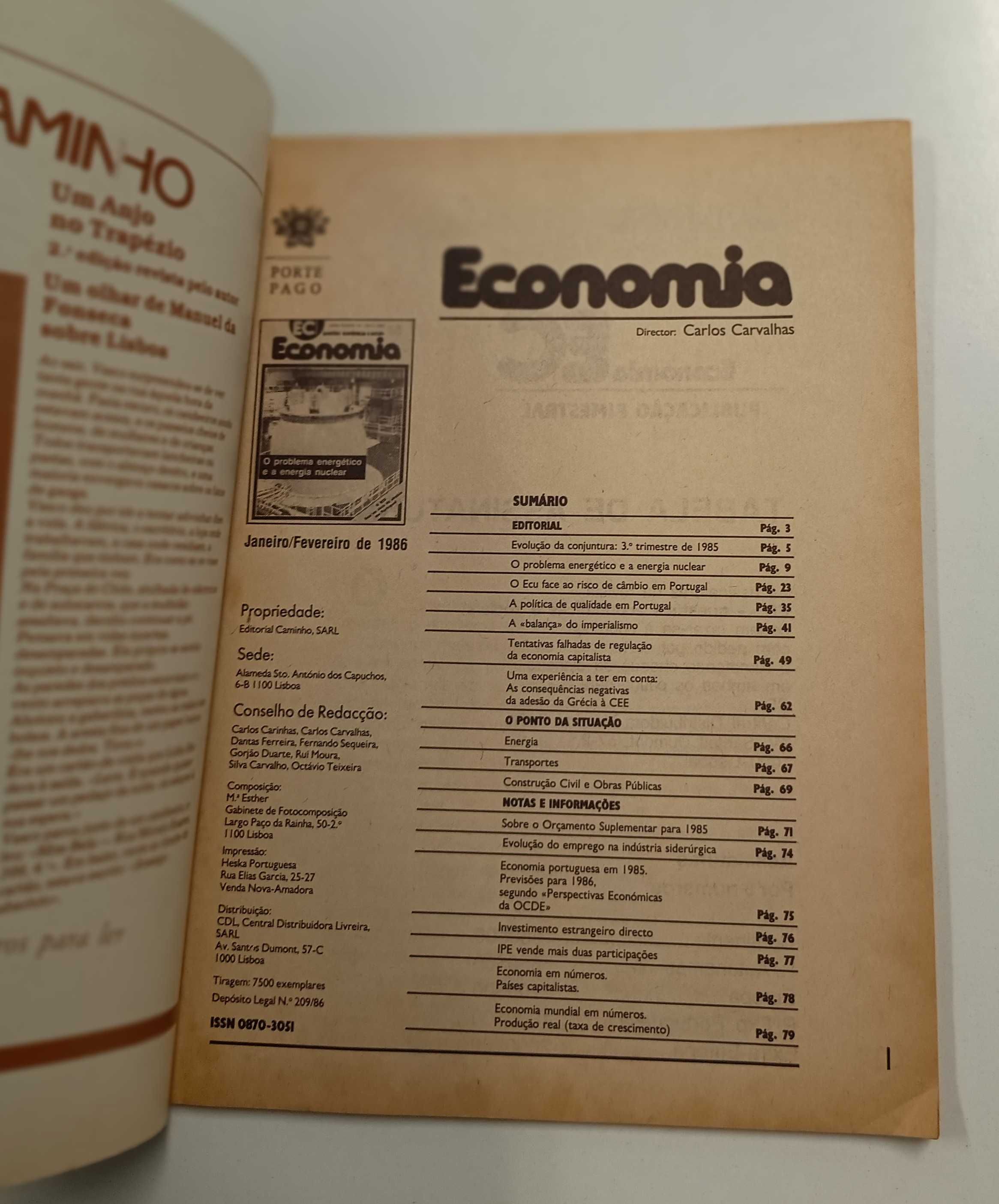 Economia - Questões Económicas e Sociais - N.º 58