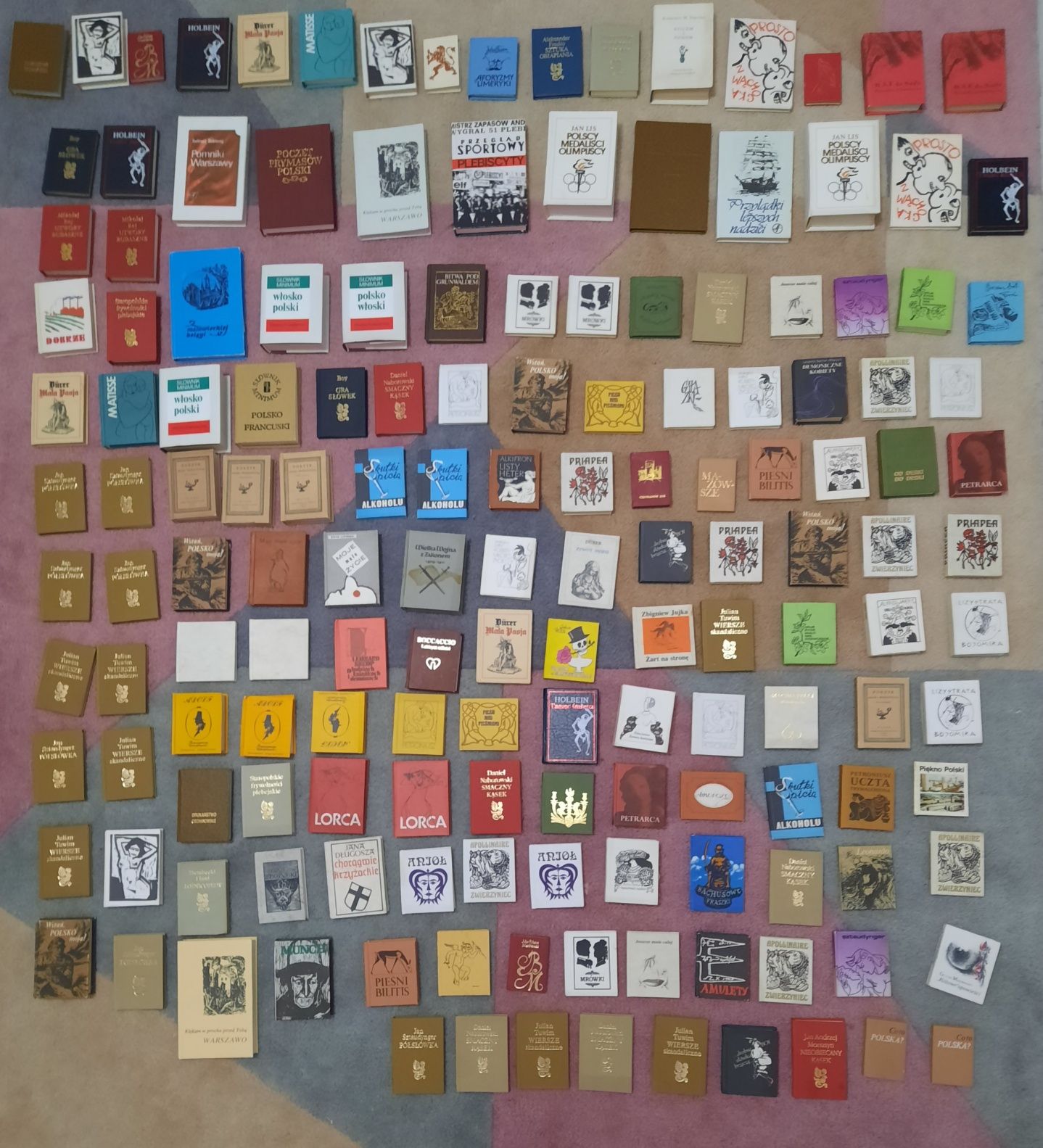 Mini książki kolekcja ponad 150 pozycji