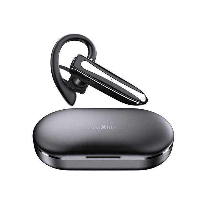 Słuchawka Bluetooth Maxlife Z Etui Ładującym/Mocna Bateria! Na Prezent