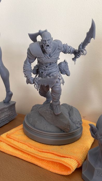 God Of War - Kratos resina 3D