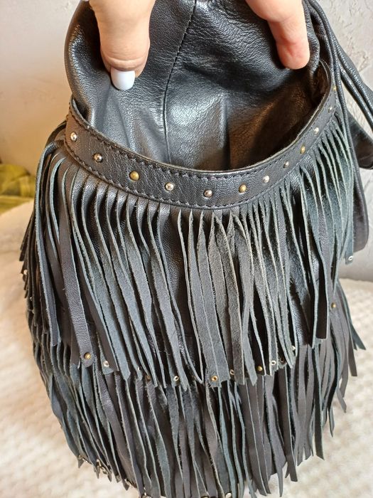 Большая сумка Butterfly,натуральная кожа