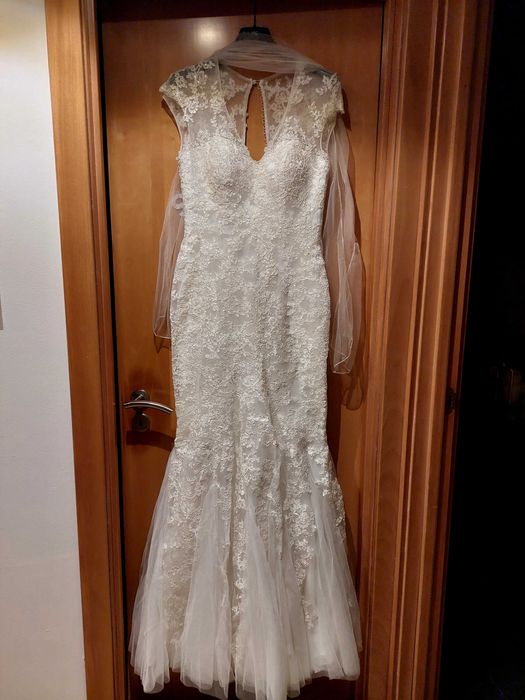 Vestido de Noiva – Elegante, Romântico e em Excelente Estado!