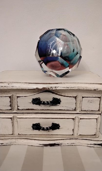 Vintage wazonik  szkło , kryształ