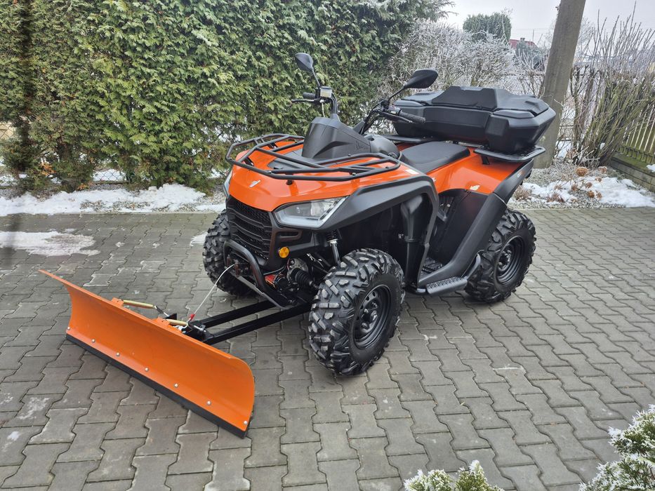 Quad Segway 600 AT6 S - 2024r. - Zarejestrowany! Pług ! Kufer! 900 km!