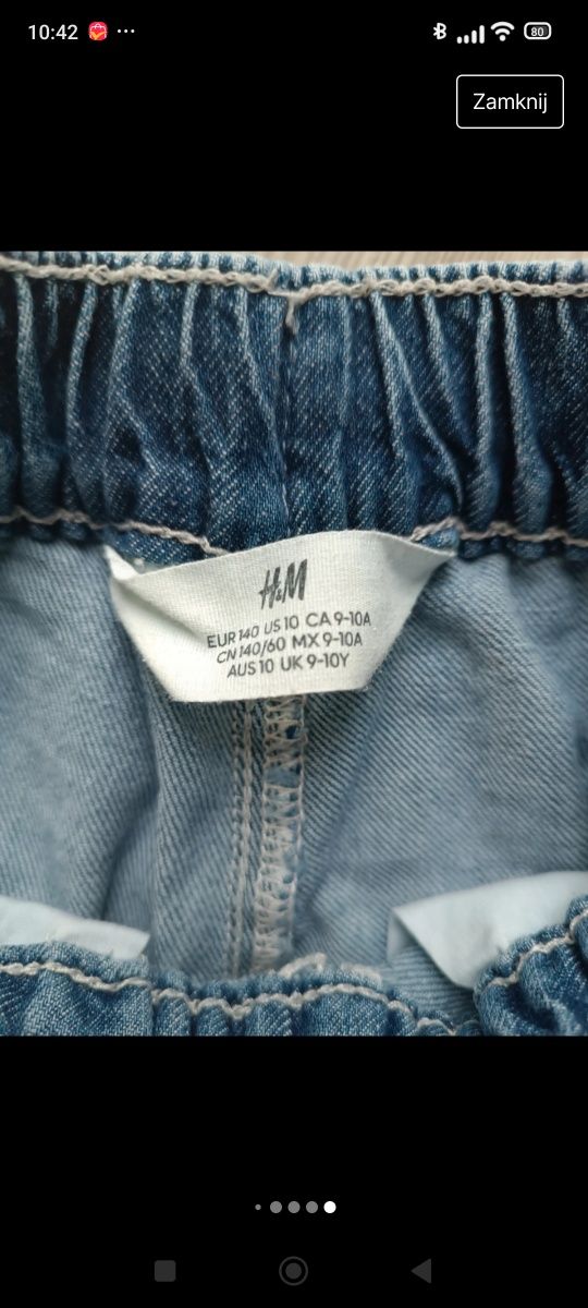Spodenki  jeansowe