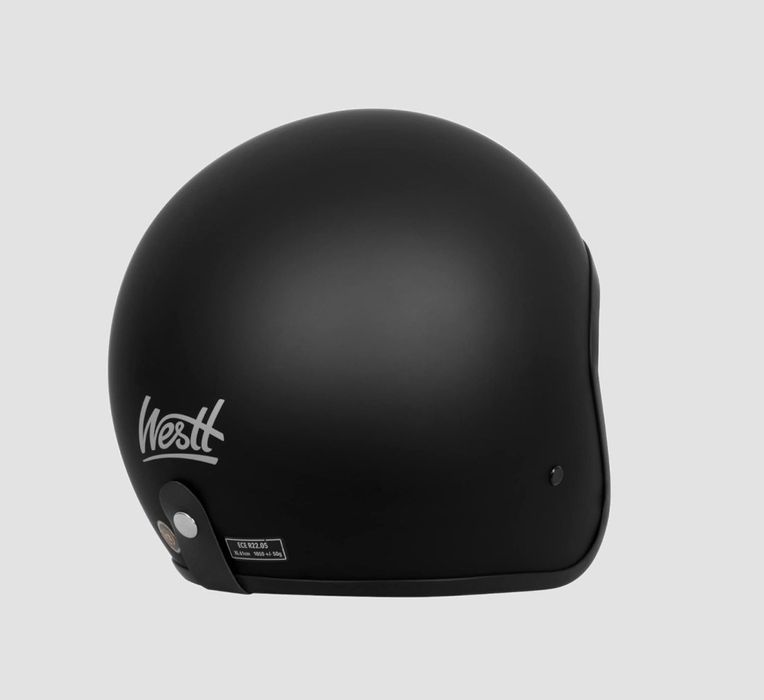 Kask motocyklowy Otwarty Retro Vintage L 56-60cm na skuter Westt mat