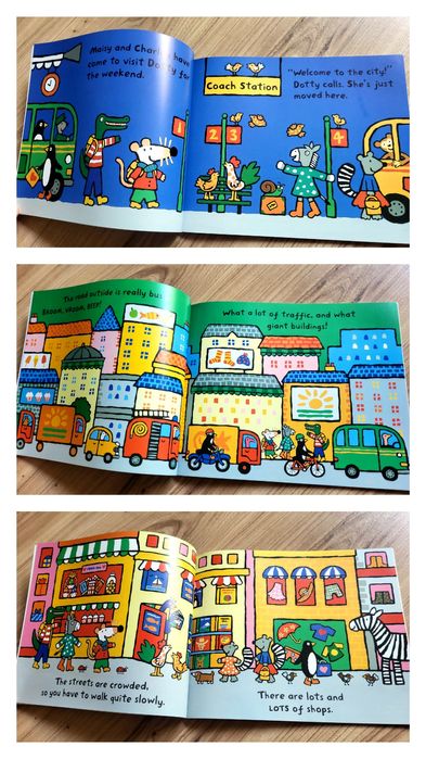 Maisy Goes to the City czytanka po angielsku Myszka Maisy