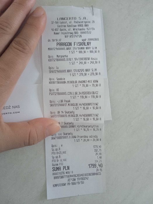 Sprzedam garnitur w doskonałym stanie marki Lancerto